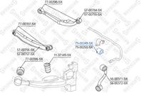 79-00249-sx втулка стабилизатора заднего nissan qashqai 06