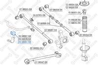 89-98091-sx втулка стабилизатора заднего центральная d13 toyota corolla ee110/ae110/ce110 97-01