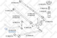 89-98098-sx втулка стабилизатора заднего центральная toyota avensis at22 97-03