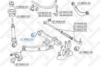 87-98062-sx сайлентблок зад. рычага зад. подвески toyota avensis at25 03