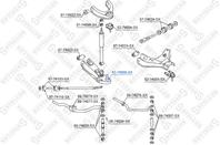 52-74009-sx опора шаровая нижняя nissan king cab all 2wd 85-98