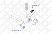 77-00097-sx сайлентблок зад. балки renault r21/laguna/megane 93