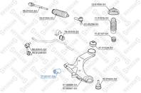 77-00187-SX_сайлентблокл перед.рычага перед.! Hyundai Accent 99&gt/Getz 02&gt/Matrix 01&gt