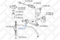 89-72026-sx втулка стабилизатора переднего центральная d18 mitsubishi lancer/colt cja/ck 96