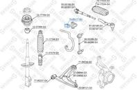 79-00117-sx втулка стабилизатора переденго 21мм honda jazz/fit 02-08