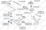 87-98017-sx сайлентблок рычага пер. toyota avensis 97-03