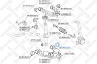 87-98141-SX_сайлентблок рычага нижн. зад.! Toyota Land Cruiser GRJ12/KDJ12 02&gt