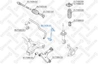 56-71030-SX_тяга стабилизатора переднего! Mazda Tribute all 01>