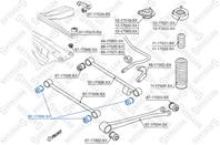 87-17006-sx сайлентблок зад. рычага наружн.subaru impreza/legasy 92/forester 98-02