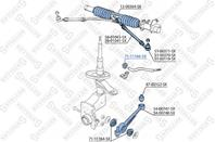 71-11166-sx втулка стабилизатора переднего d25 audi 100/a6 91-97