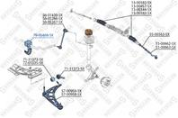 79-00468-sx втулка стабилизатора переднего d24.6 bmw e46 1.8i/2.0d 98