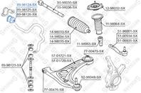 89-98124-sx втулка стабилизатора переднего центральная d19 toyota yaris ncp10 1.3/1.5 16v 99