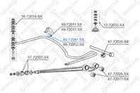 89-72047-sx втулка стабилизатора заднего центральная d26.2 mitsubishi pajero l14g 3.0i/2.5d 88-91