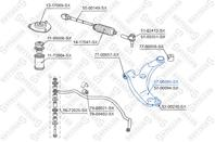 57-00095-sx_рычаг нижний левый! mitsubishi lancer