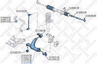 57-02101-sx рычаг правый peugeot partner 2.0hdi 96