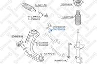 89-74034-sx втулка стабилизатора переднего центральная nissan micra k12e 03