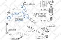 57-00929-sx_рычаг передний правый! hyundai tucson all 04>