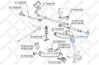 52-00037-sx опора шаровая верхняя mitsubishi pajero 90