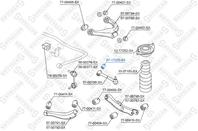 87-17020-SX_сайлентблок зад. рычага верхн.! Subaru Legacy B12 99-03