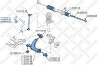 79-00635-sx втулка стабилизатора переднего центральная d20 peugeot 306  citroen xsara 93