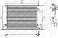 10-45210-SX_!радиатор конд. Opel Vectra C 2.0/2.2