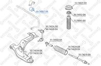 89-74057-sx втулка стабилизатора переднего центральная nissan maxima ca33 00