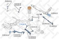 77-00190-sx сайлентблок рычага зад. внутр. bmw e70/e71 07