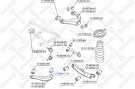 77-00411-sx сайлентблок рычага зад.подв. subaru forester/impreza/legacy