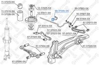 89-37006-sx втулка стабилизатора заднего центральная honda civic eg/eh/ma 1.6vtec 91-95