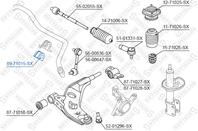 89-71015-sx втулка стабилизатора переднего центральная mazda 626 gf all 97