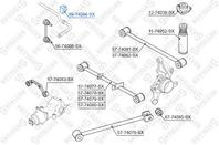 89-74094-sx втулка стабилизатора заднего центральная nissan x-trail 01