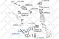 87-98015-sx сайлентблок рычага пер. toyota camry 91-01