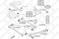 89-17003-sx втулка стабилизатора переднего d19 subaru impreza/legacy