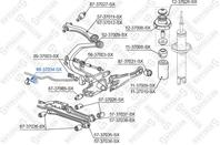 89-37034-SX_втулка стабилизатора заднего центральная! Honda Accord CC/CE/CF 93-98