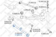 57-98084-sx рычаг задней подвески нижний правый toyota rav 4 aca2/cla2/zca2 00