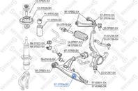 87-37054-sx сайлентблок рычага нижн.пер.наружн.honda civic 1.4-1.6 &lt01/cr-v 2.0 16v 95