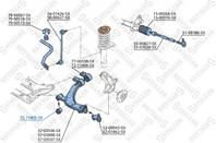 72-11405-sx сайлентблок рычага пер. citroen zx/xsara/berlingo  peugeot 306 93