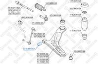 87-53064-SX_сайлентблок рычага пер.! KIA Picanto 04&gt