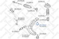 87-51024-SX_сайлентблок рычага зад.! Hyundai Elan