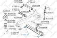 87-72007-sx_сайлентблок зад. рычага нижн.! mitsub