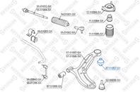 87-51007-sx сайлентблок рычага зад. hyundai accent all 99