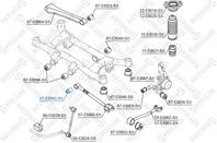 87-53045-SX_сайлентблок зад. рычага пер. внутр.! KIA Sportage aII 4WD 04&gt