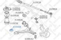 87-37059-sx сайлентблок рычага пер. honda civic eu/ep/es 01