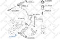 87-71060-sx сайлентблок рычага пер. mazda mpv lw 99