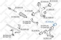 87-74131-sx сайлентблок нижн. рычага зад.nissan interstar all 02