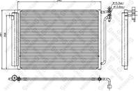 10-45077-sx /ns94605/vl817575/bw5281 [64538381543] радиатор конд. bmw x5 3.0/4.4 00