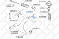 87-51054-SX_сайлентблок рычага зад. п.! Hyundai Atos 97-00