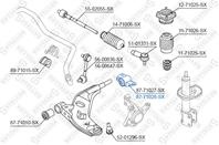 87-71028-sx сайлентблок рычага зад. п. mazda 626 gf/gw all 97