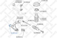 87-74113-sx сайлентблок рычага пер. nissan terrano r50 all 97