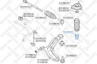11-51029-SX_отбойник амортизатора переднего! Hyundai Getz 02&gt